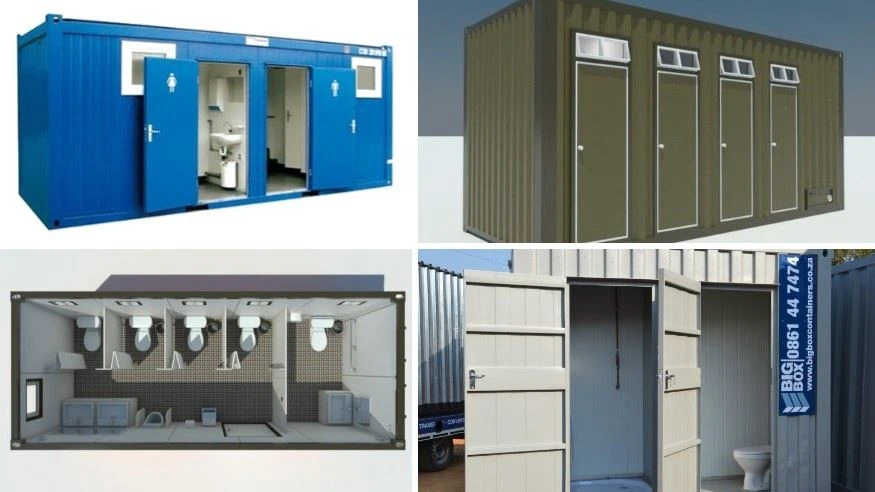 20ft container toilet