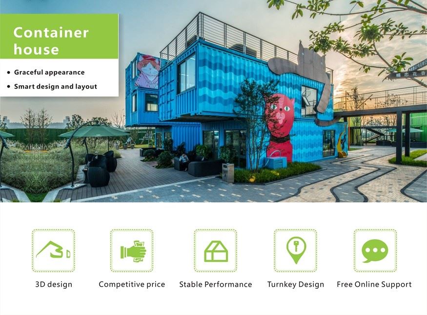 a frame shipping container home
