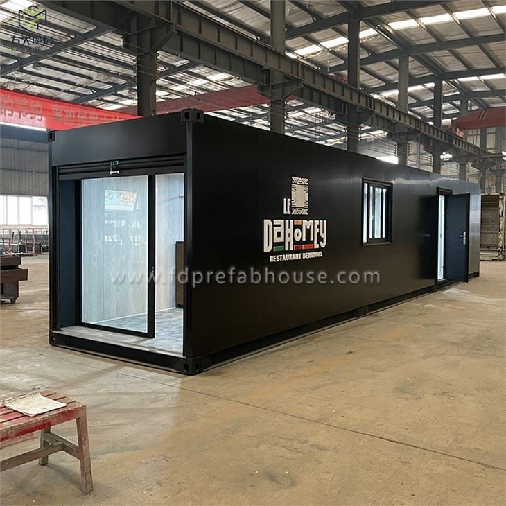 Container Restaurant With Toilet