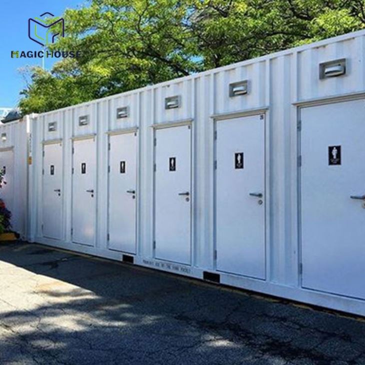 portable toilets with trailer