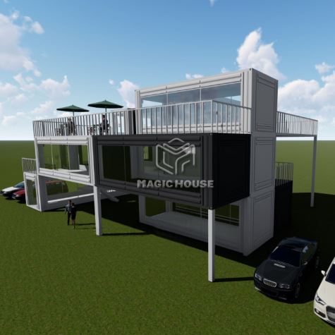 Luxus Versand Container Empfangsraum