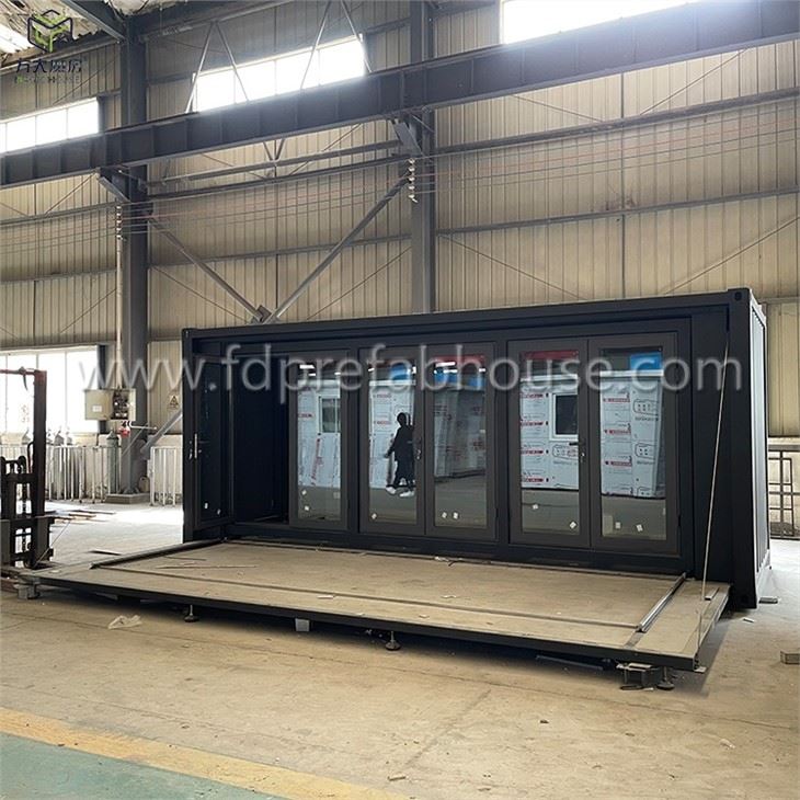 Black Extended Container House